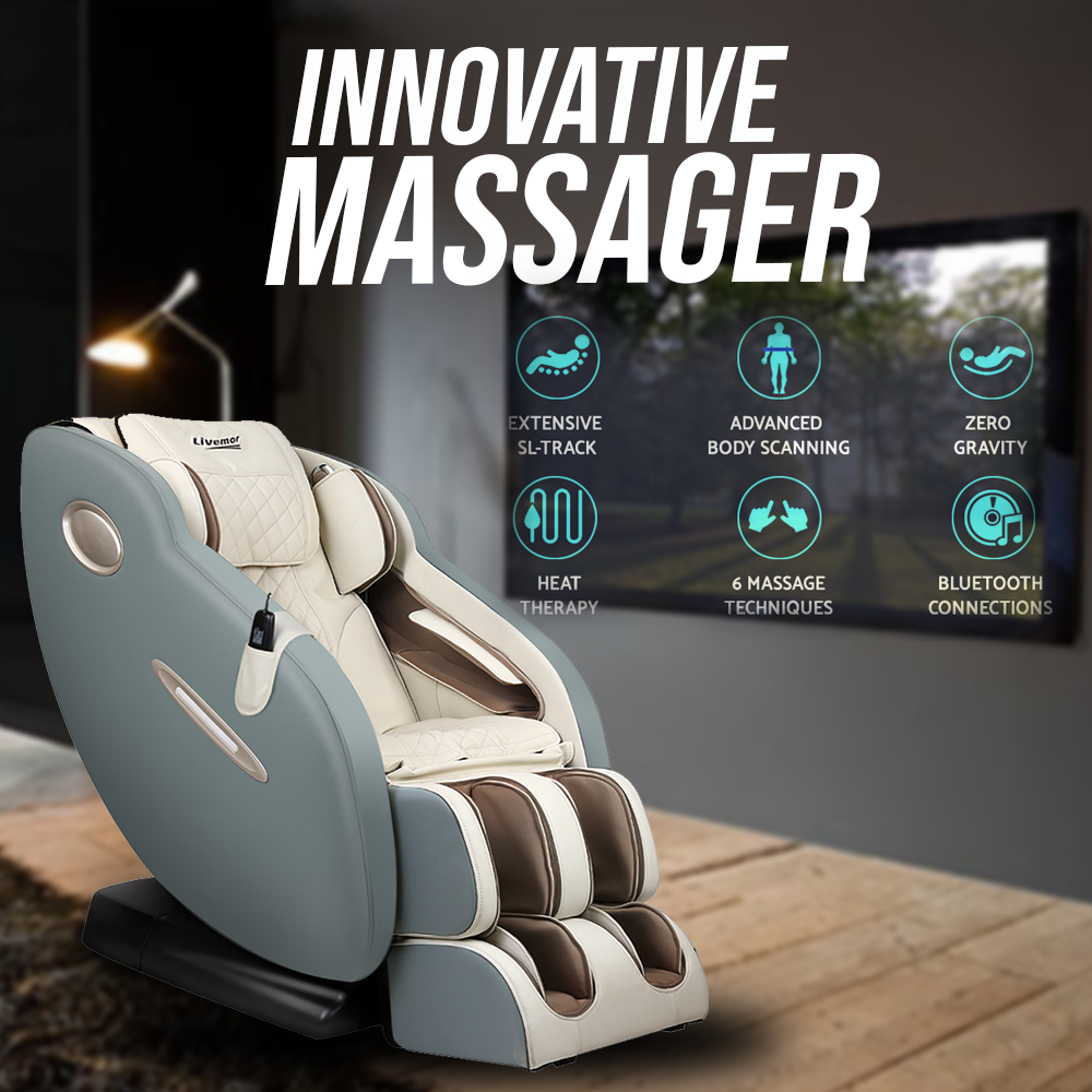 Aurelia Deluxe 3D SPR-150 SL Tracking Shiatsu Heating Massage Capsule