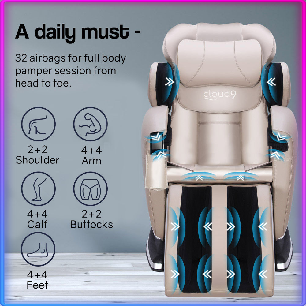 Cloud 9 Serenity 3D SPR-160 Zero G Kneading Massage Chair