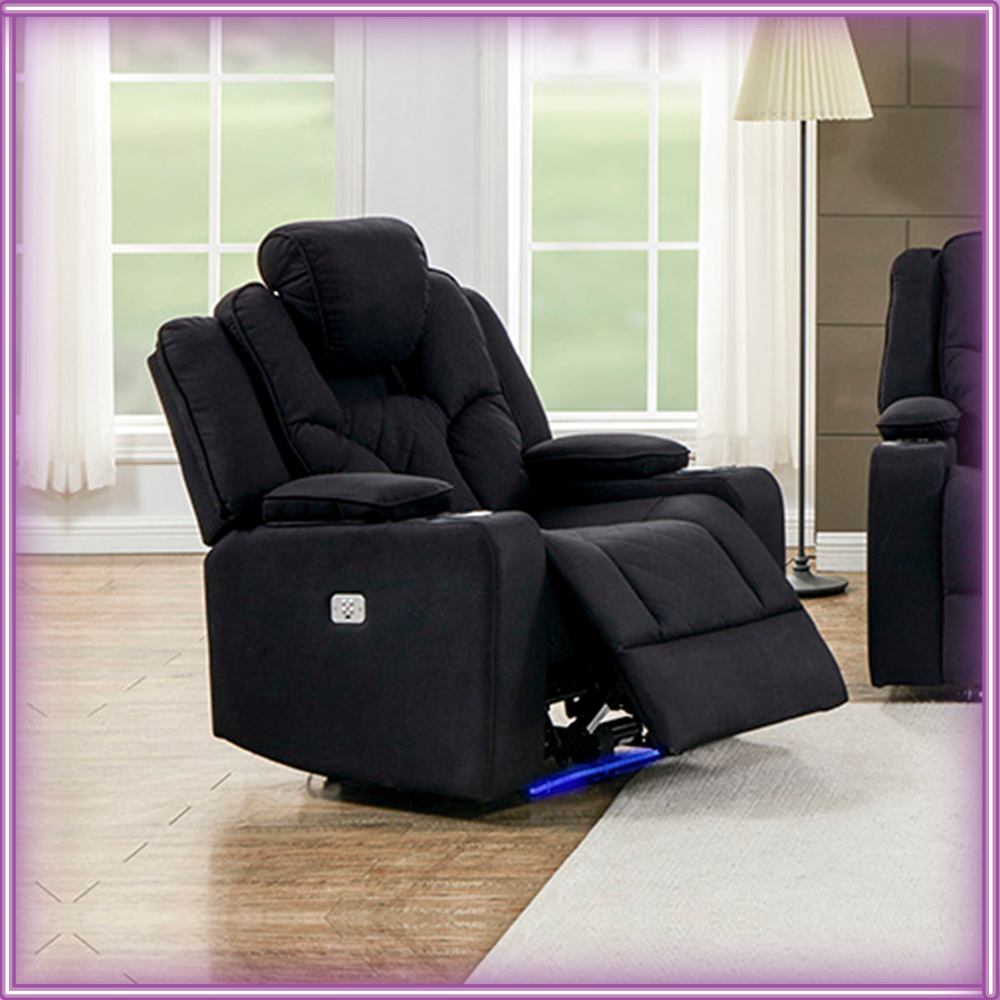 Home Deluxe Theatre Lounge 3 Seater Adjustable Lazy Boy Sofa