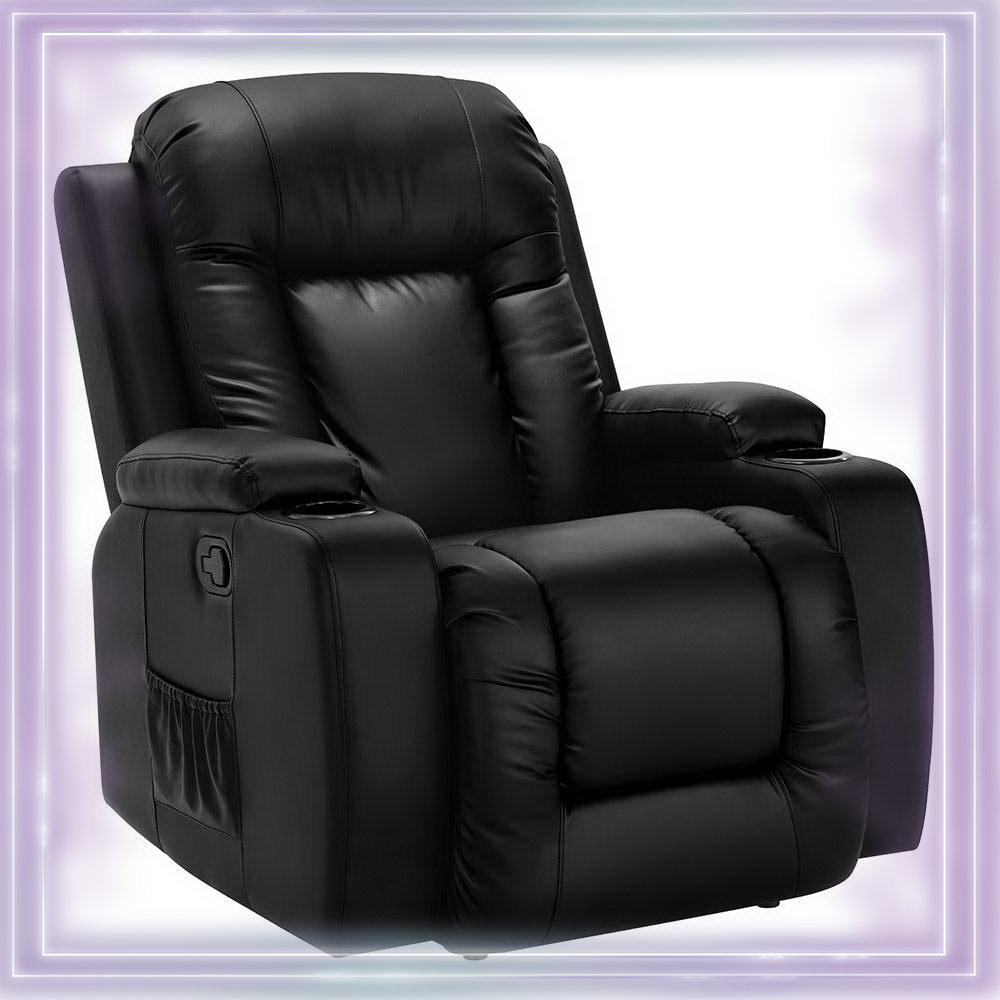 Nova PU Leather Massage Recliner