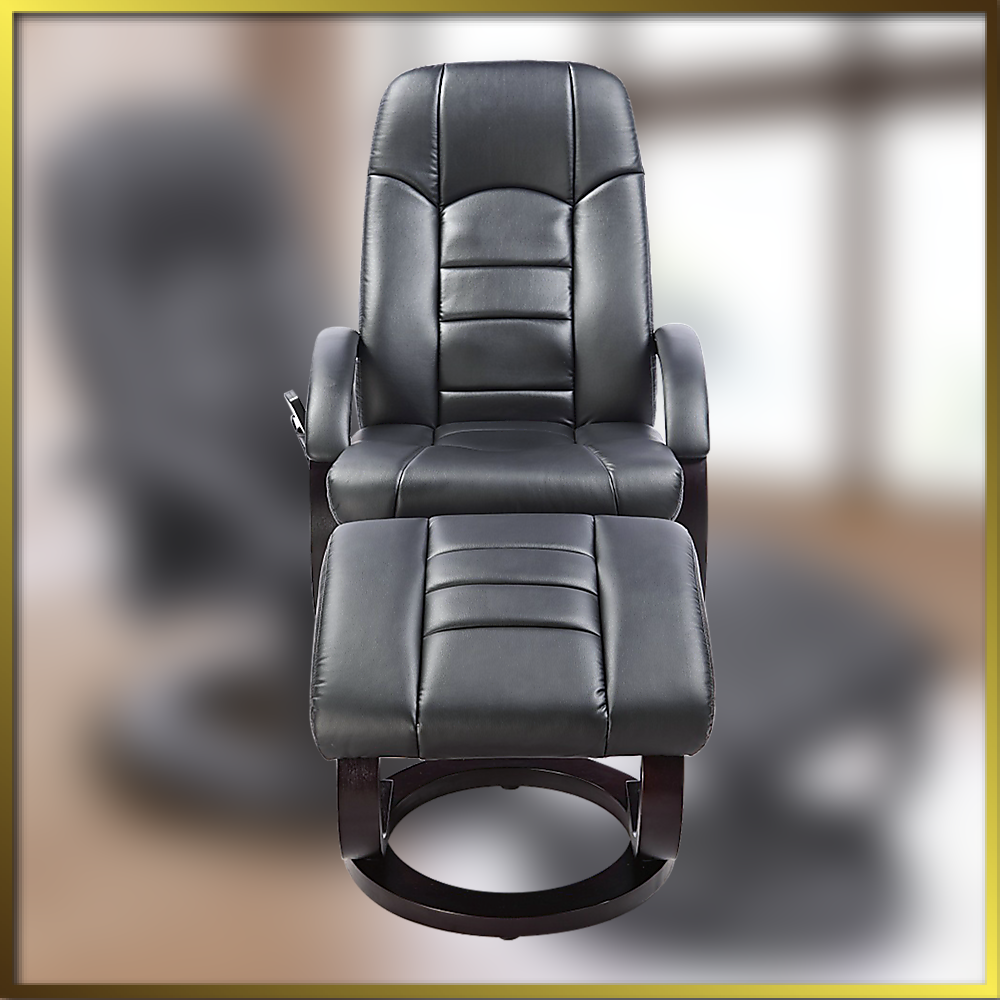 Palatial Deluxe Ottoman Lounger Duo Black