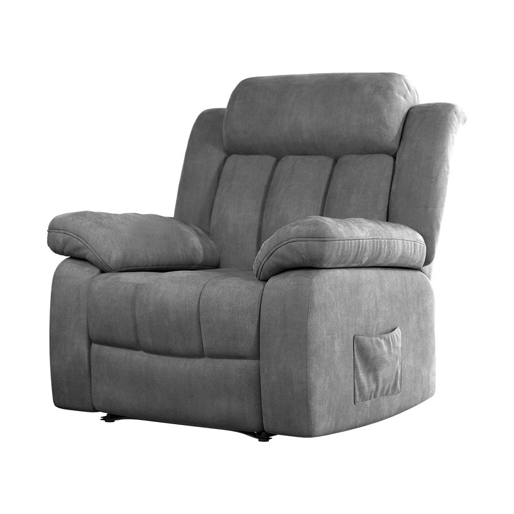 Throne Cloud Massage Recliner (Velvet)