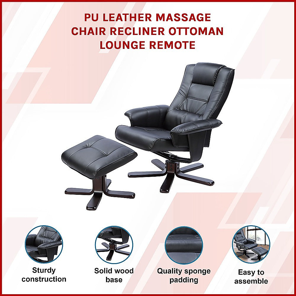 Deluxe Office Lounge Ottoman Duo Black